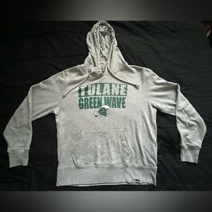 Represent your favorite university in style with this gray  Tulane hoodie